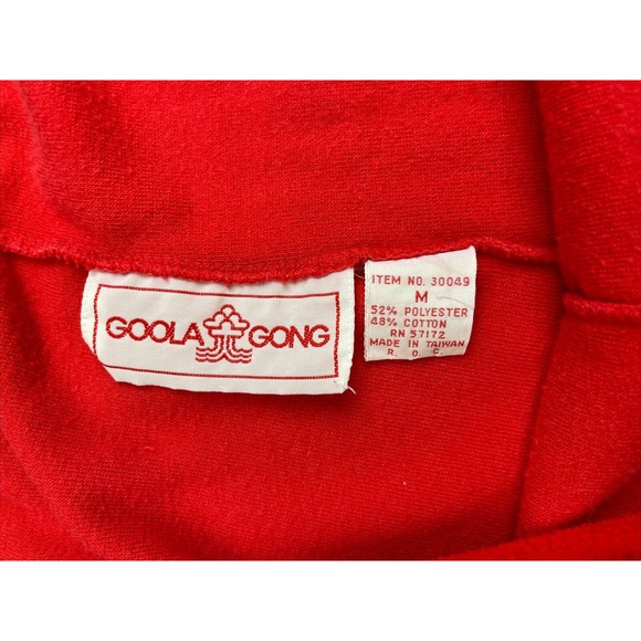 Vintage 90's Goola Gong Velour Red Track Suit Medium - Picture 11 of 16